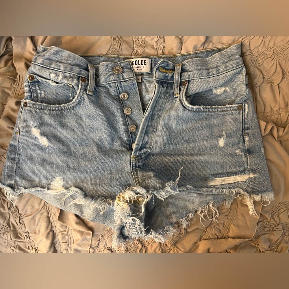 AGOLDE denim shorts
